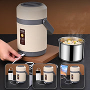 304 Stainless Steel Heated Lunch Box | USB Portable Food Warmer