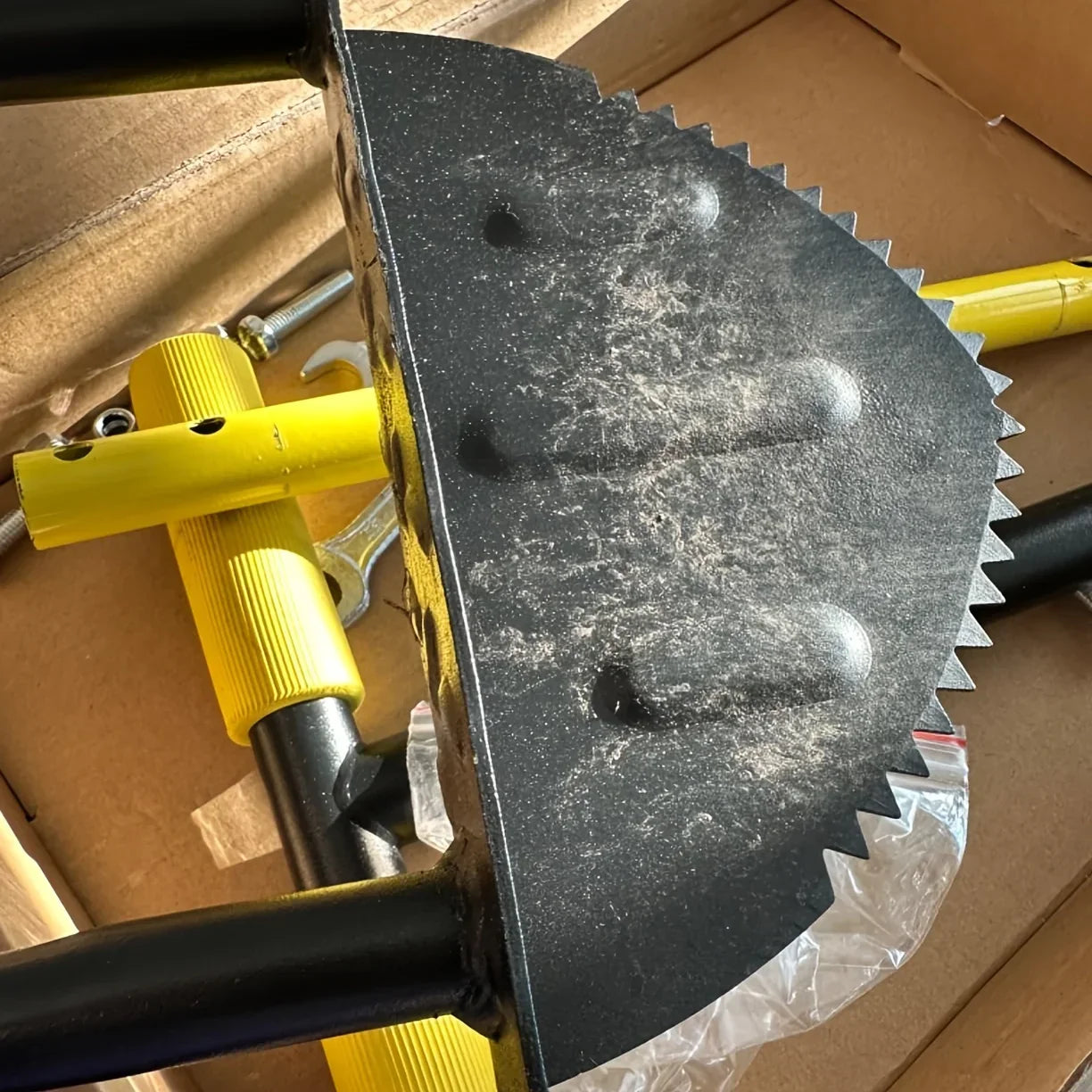 Half-Moon Lawn Edger | Manual Wavy Edge Step Tool & Garden Bed Trimmer