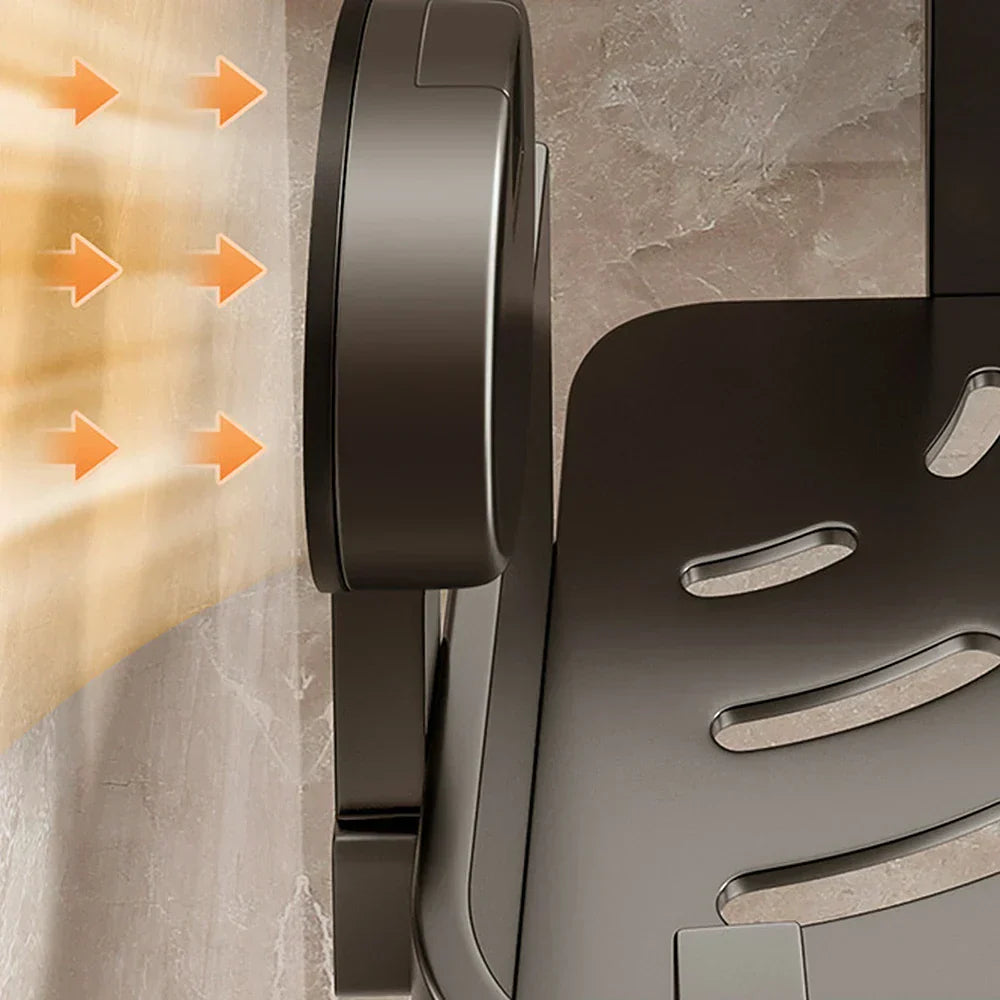 No-Drill Corner Shower Caddy | Suction Cup Wall Mount Organizer Basket