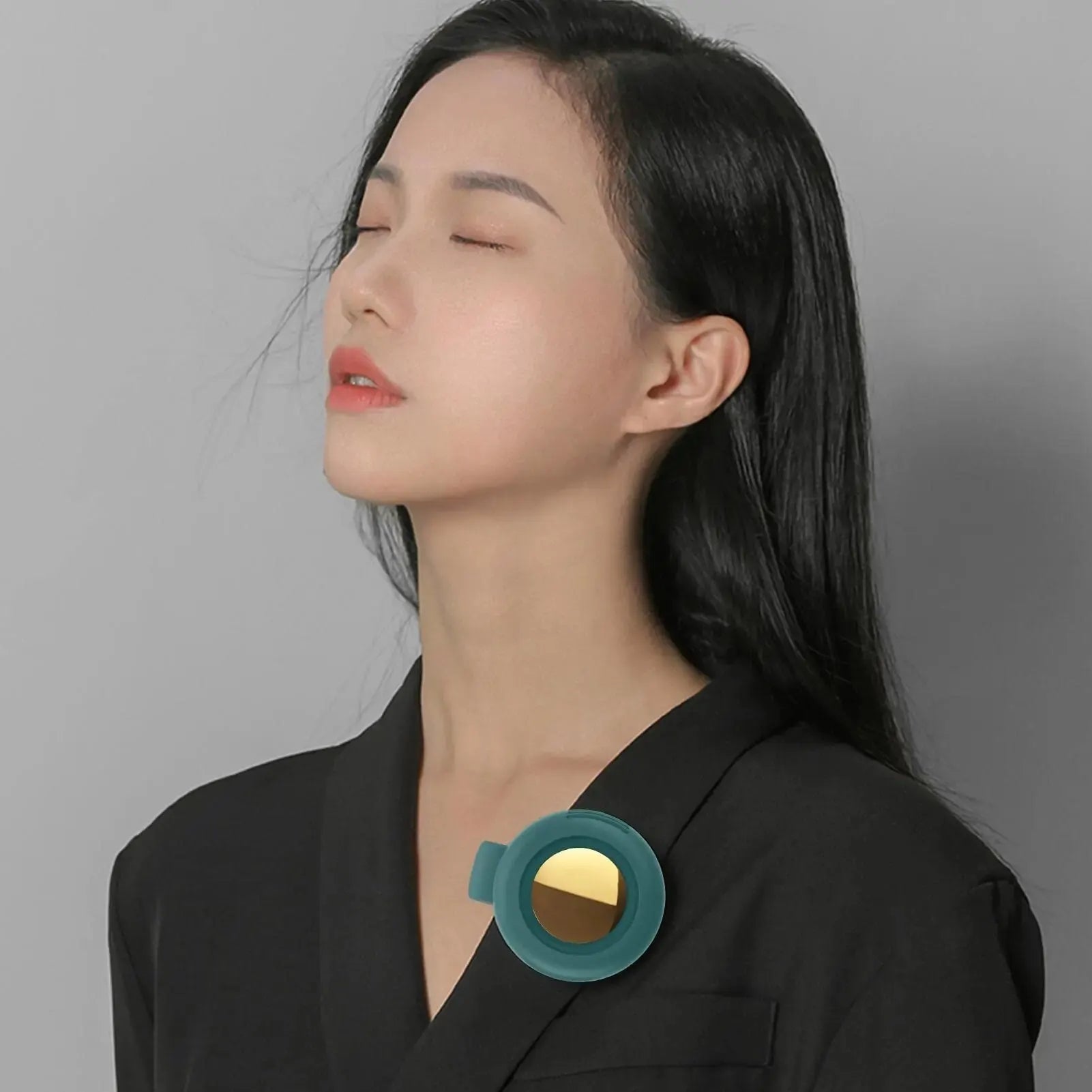 Portable Rechargeable Clip Fan, 3-Speed Mini Cordless Desk Fan