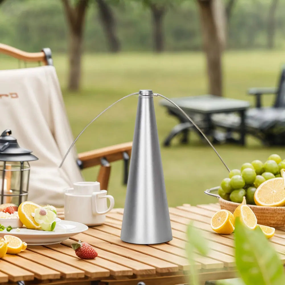 Tabletop Fly Repellent Fan and Bug Deterrent for Food Protection
