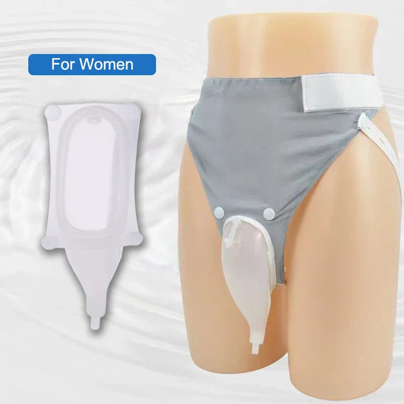 Silicone Adult Urine Collector with Catheter Drainage Bag