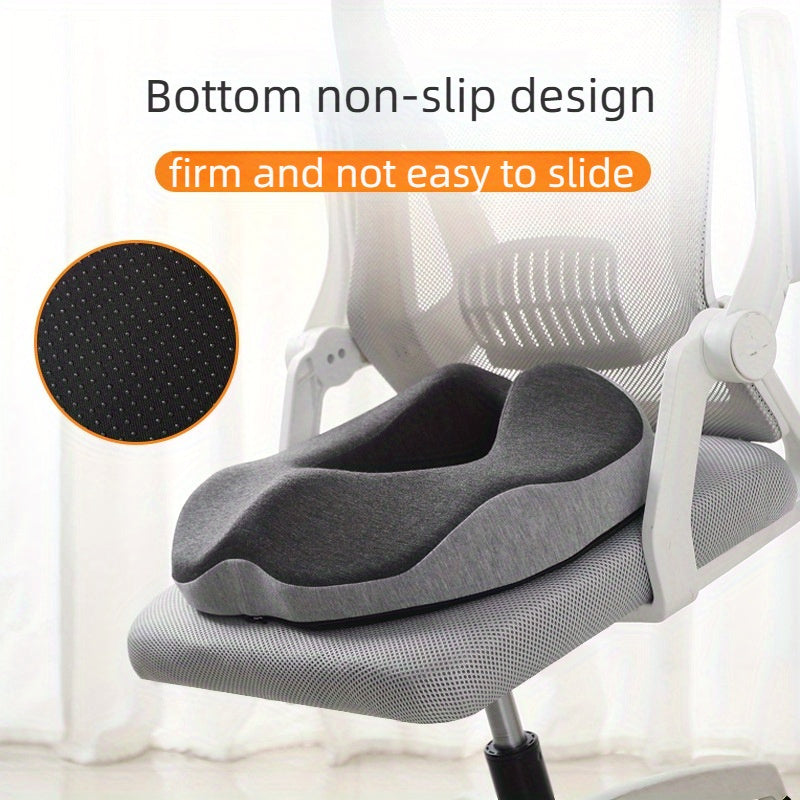 Memory Foam Hip Pain Relief Cushion | Orthopedic Seat Support for Office & Car