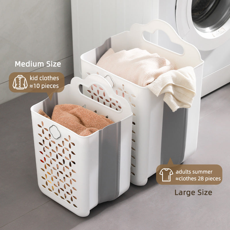 Wall-Mounted Collapsible Laundry Hamper | Folding Dirty Clothes Basket