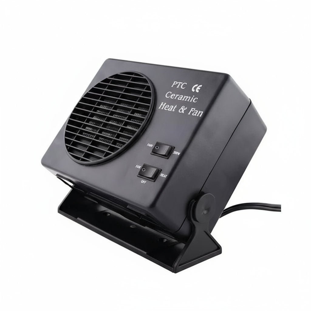 12V Ceramic Car Heater | 150W-300W Portable Defroster Fan