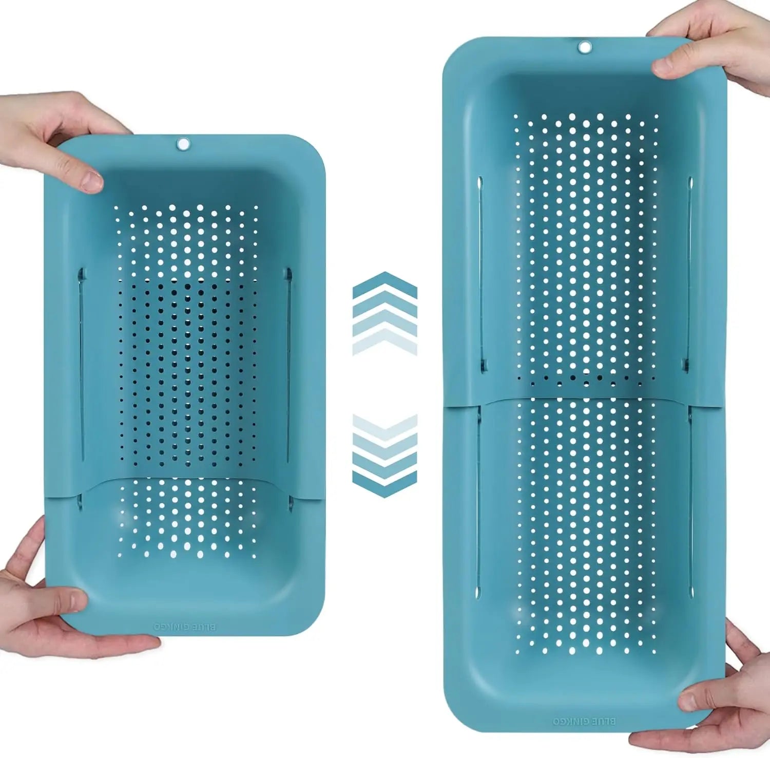 Expandable Over Sink Colander, Vegetable Strainer & Drying Basket