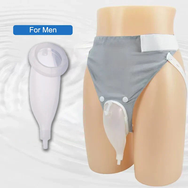 Silicone Adult Urine Collector with Catheter Drainage Bag