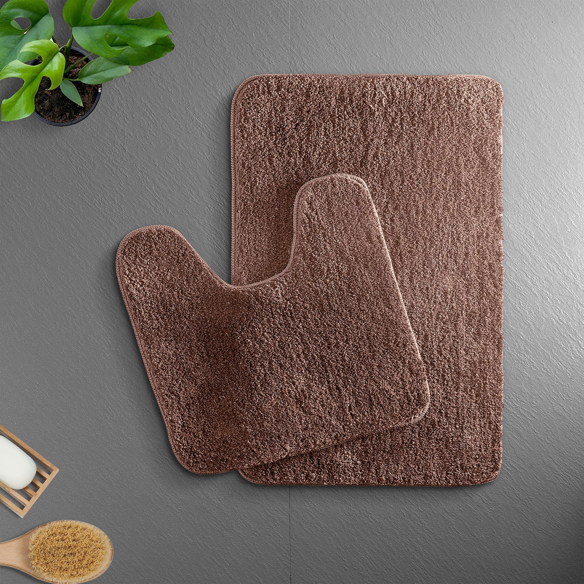 Ultra Soft Microfiber Bath Mat, Non-Slip & Quick Water Absorbing