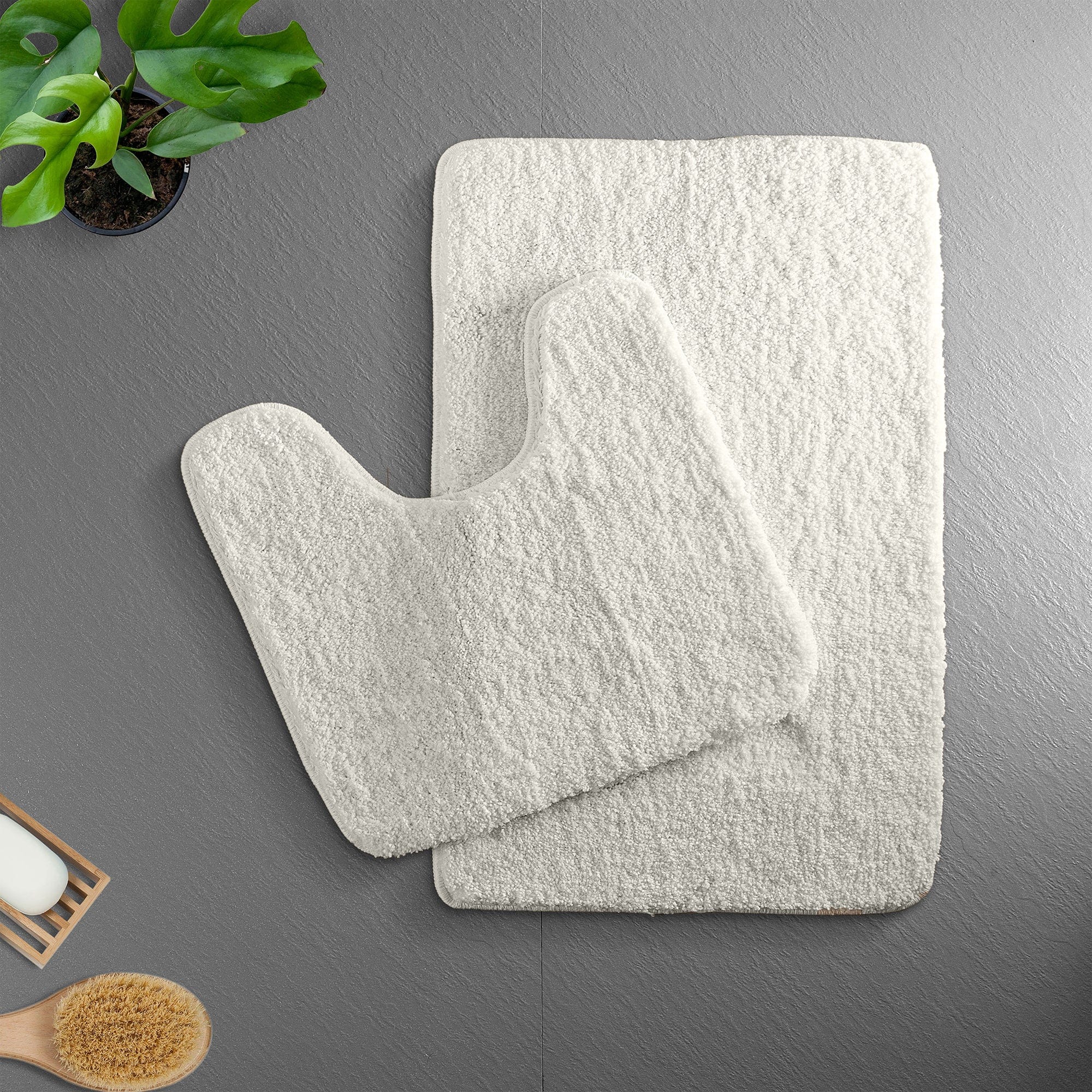 Ultra Soft Microfiber Bath Mat, Non-Slip & Quick Water Absorbing