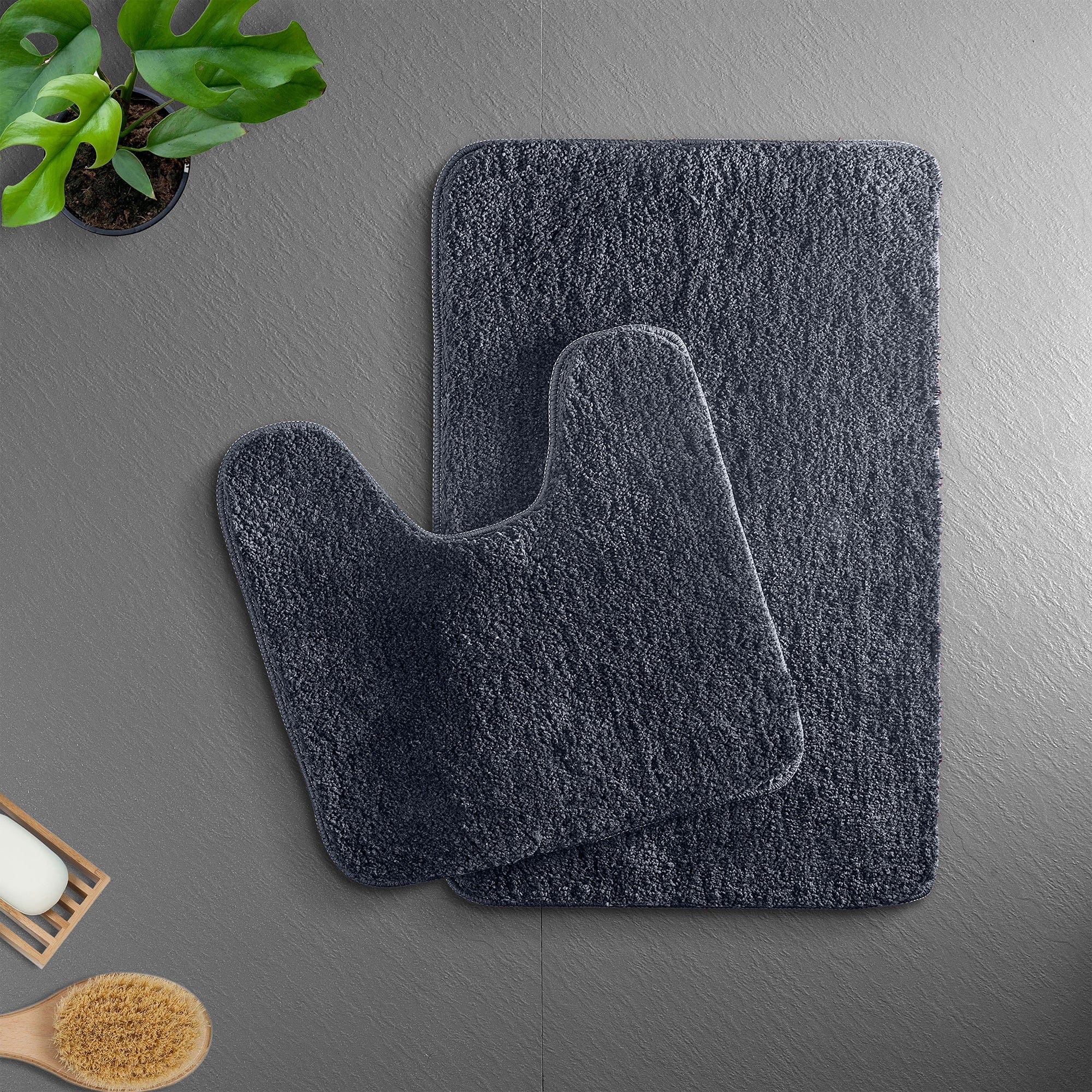 Ultra Soft Microfiber Bath Mat, Non-Slip & Quick Water Absorbing