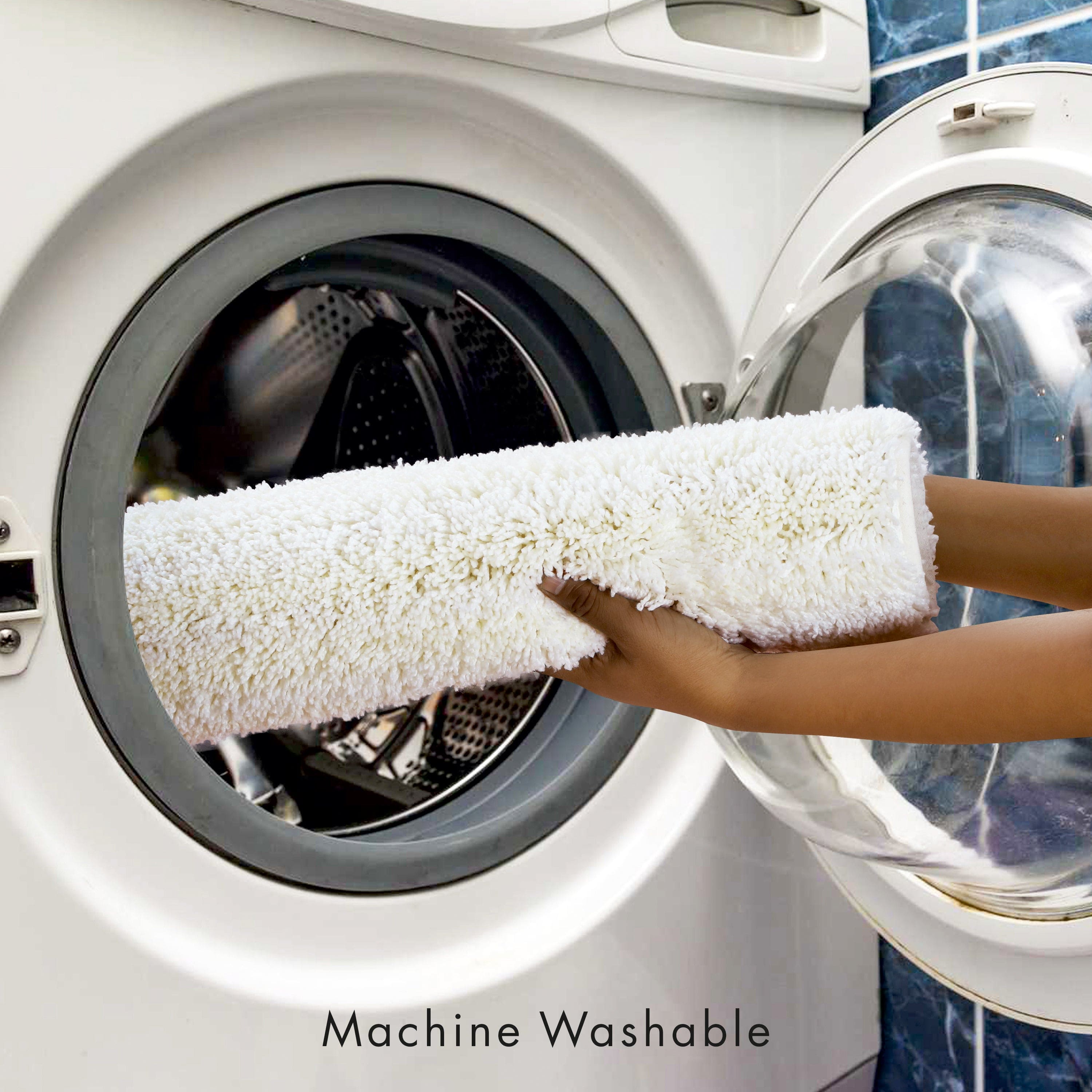 Ultra Soft Microfiber Bath Mat, Non-Slip & Quick Water Absorbing