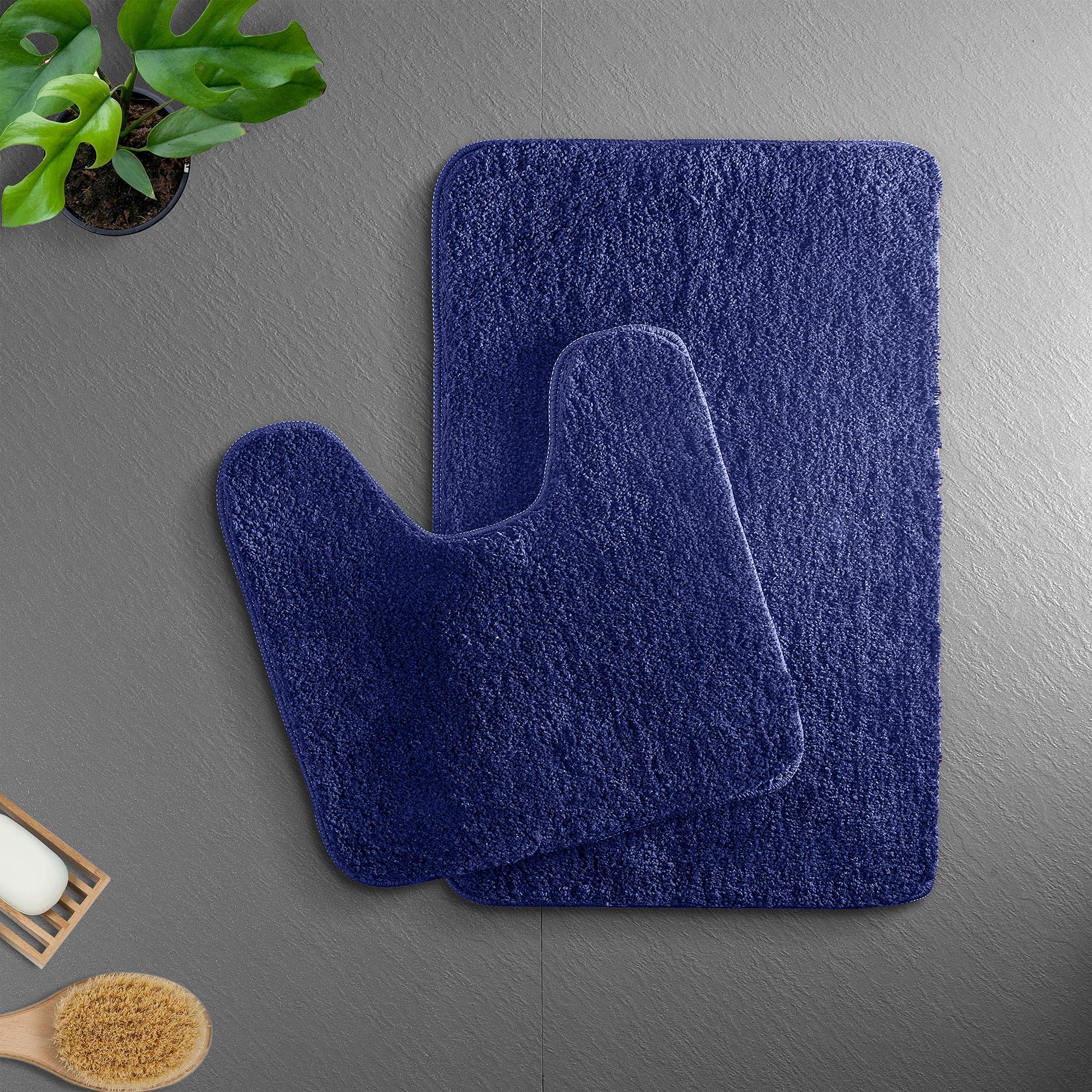 Ultra Soft Microfiber Bath Mat, Non-Slip & Quick Water Absorbing