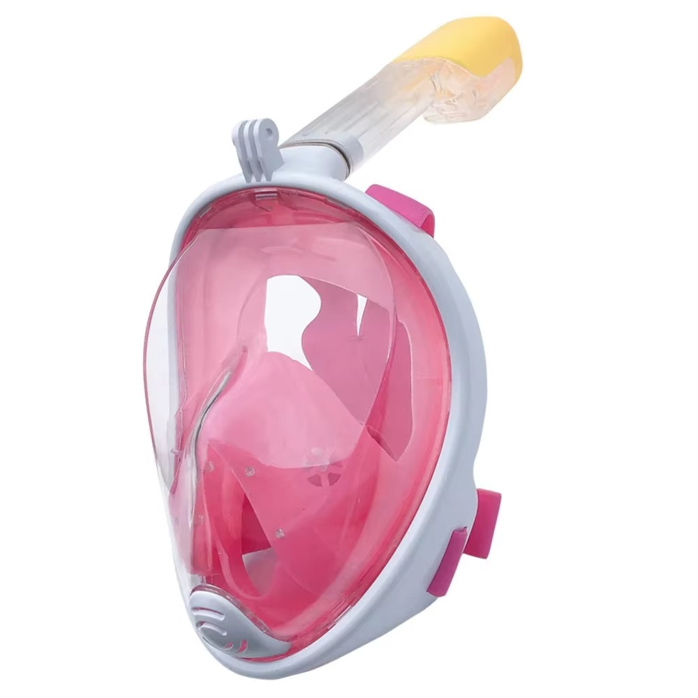 Full-Face Dry Snorkel Mask for Easy Breathing – Anti-Fog Panoramic Snorkeling Mask for Swimming & Diving