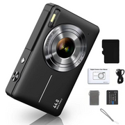 High-Resolution Kids' Digital Camera - 1080P HD, 44MP with 16X Zoom