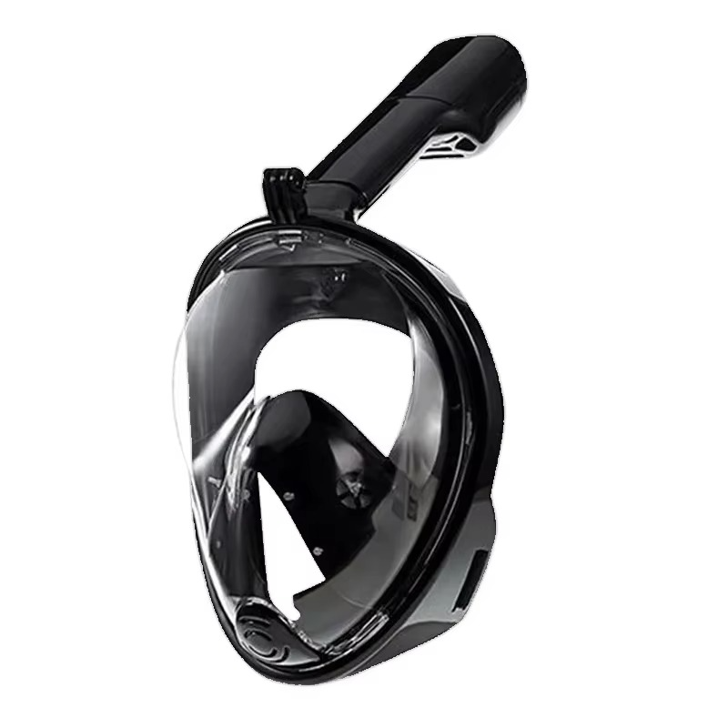 Full-Face Dry Snorkel Mask for Easy Breathing – Anti-Fog Panoramic Snorkeling Mask for Swimming & Diving