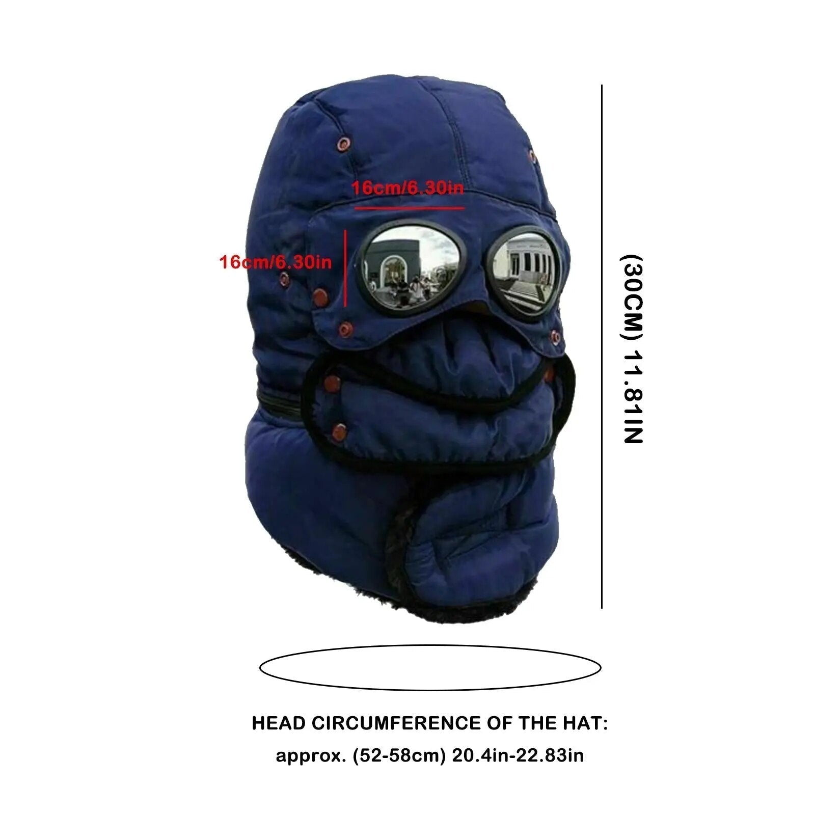 Windproof Thermal Face Covering Beanie | Polar Vision