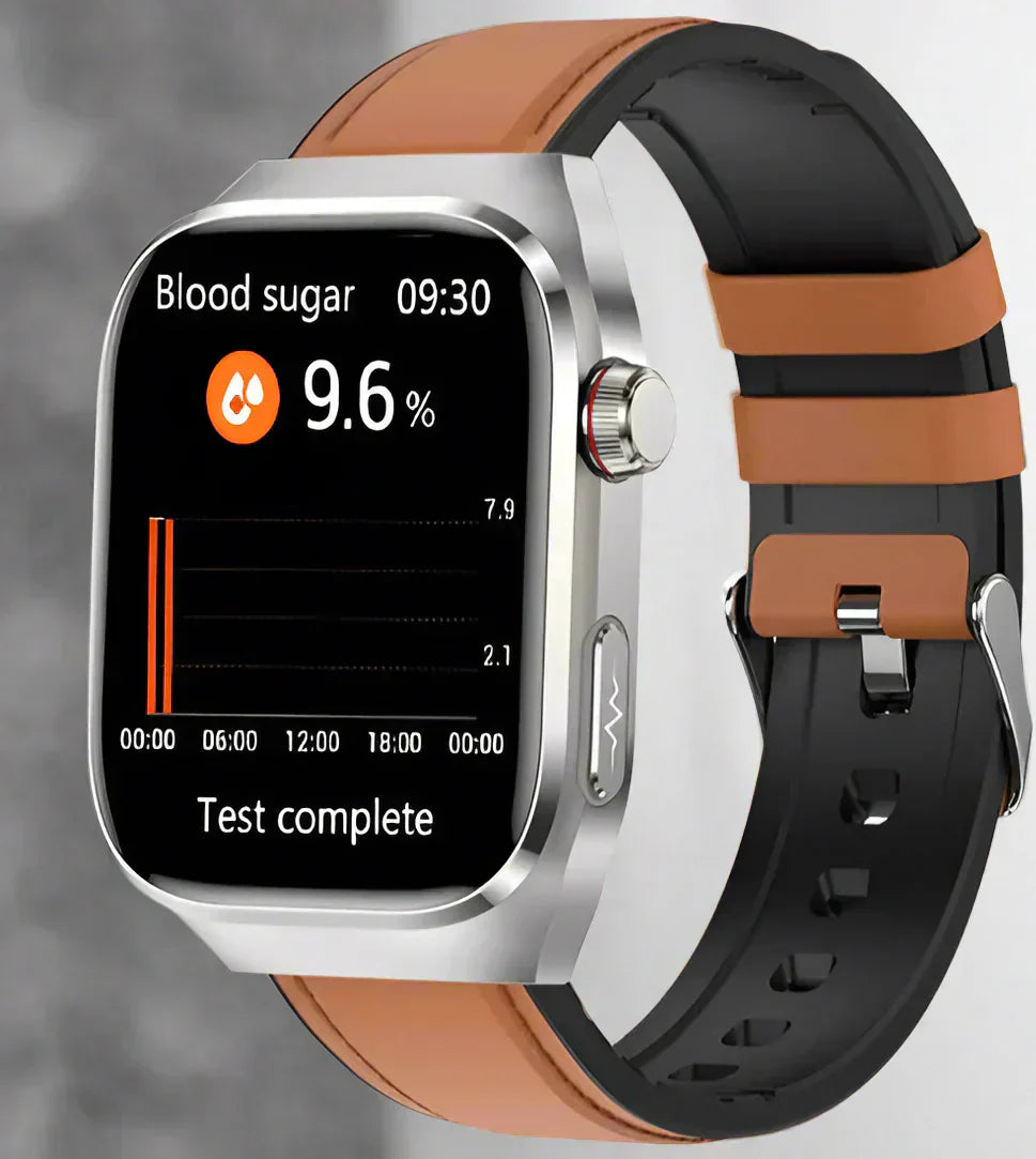 Kenzus Watch Blood Sugar, ECG, Uric Acid, Bluetooth