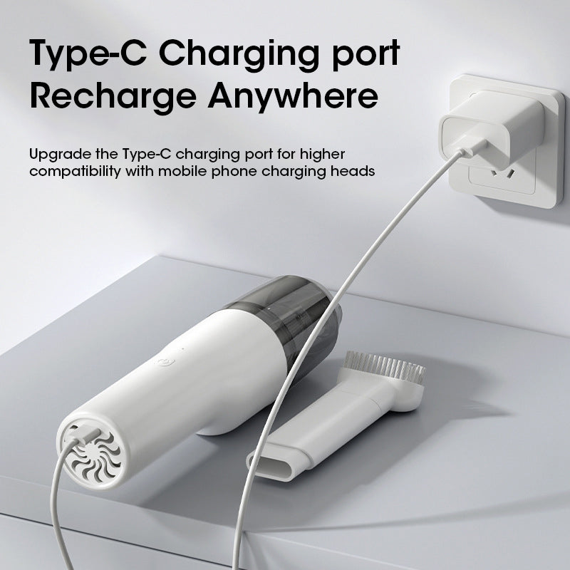 Mini Cordless Handheld Car Vacuum | Powerful High Suction Auto Cleaner