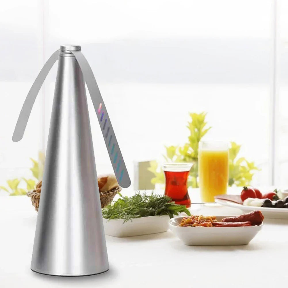 Tabletop Fly Repellent Fan and Bug Deterrent for Food Protection