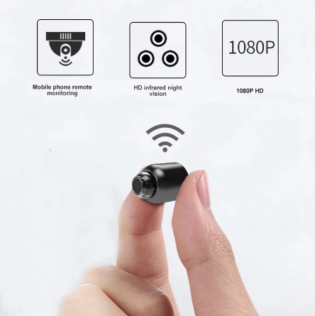 1080P Mini WiFi Security Camera | Waterproof 160° Night Vision