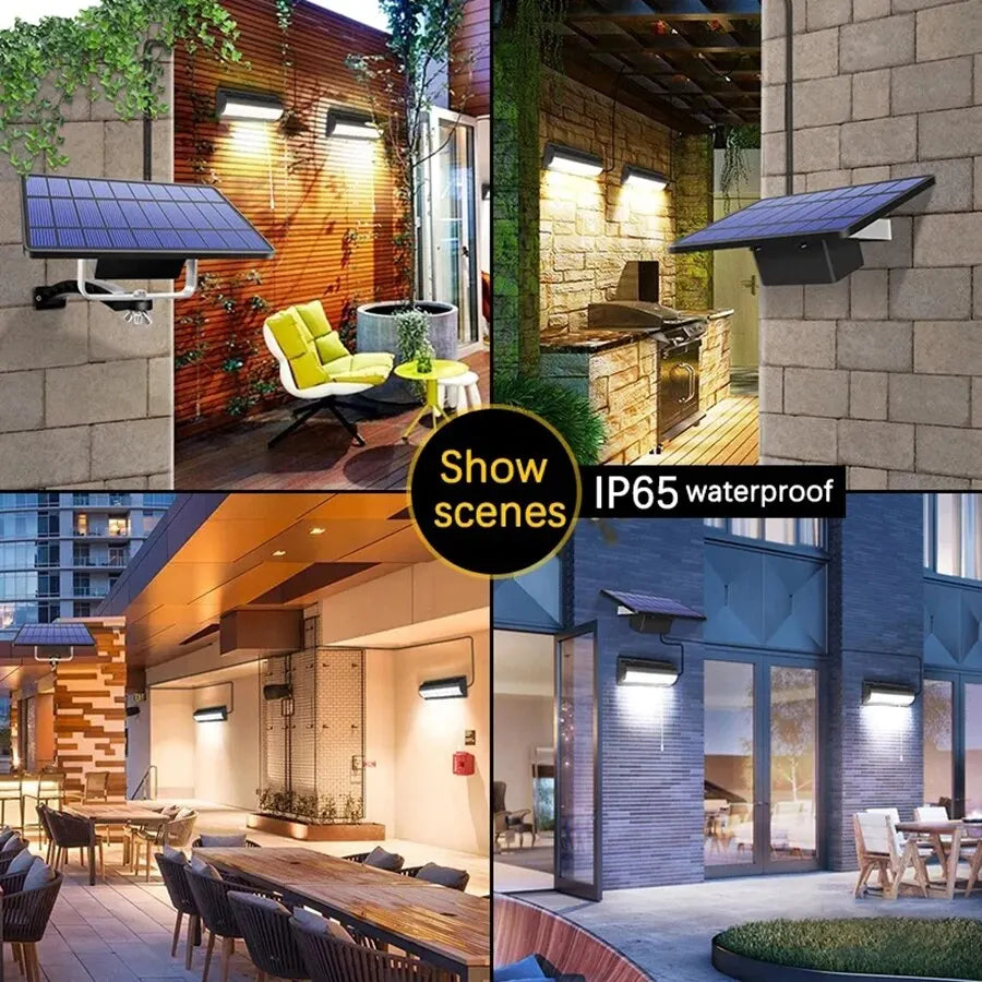 Solar Powered Indoor Outdoor Light | Waterproof Shed Pendant with Pull Switch