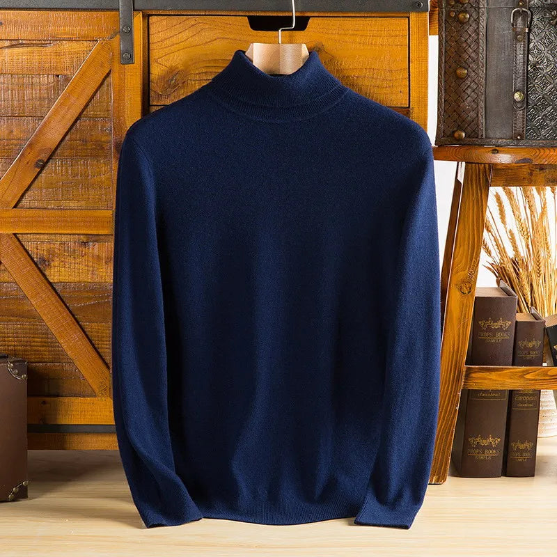 Ethan | Luxurious Winter Cashmere Turtleneck
