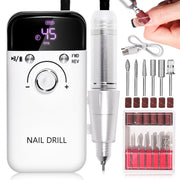 Nail Drill 45000 RPM Rechargeable Electric File for Acrylic Gel