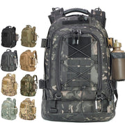 60L Military Tactical Backpack, Expandable Waterproof Rucksack for Hiking, Camping, Travel, & Outdoor Use