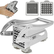 Stainless Steel French Fry Cutter | Heavy Duty Potato Slicer & Vegetable Chopper
