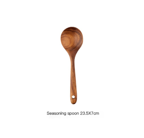 Wooden Kitchen Utensil Set | Natural Cooking Spoons & Spatulas