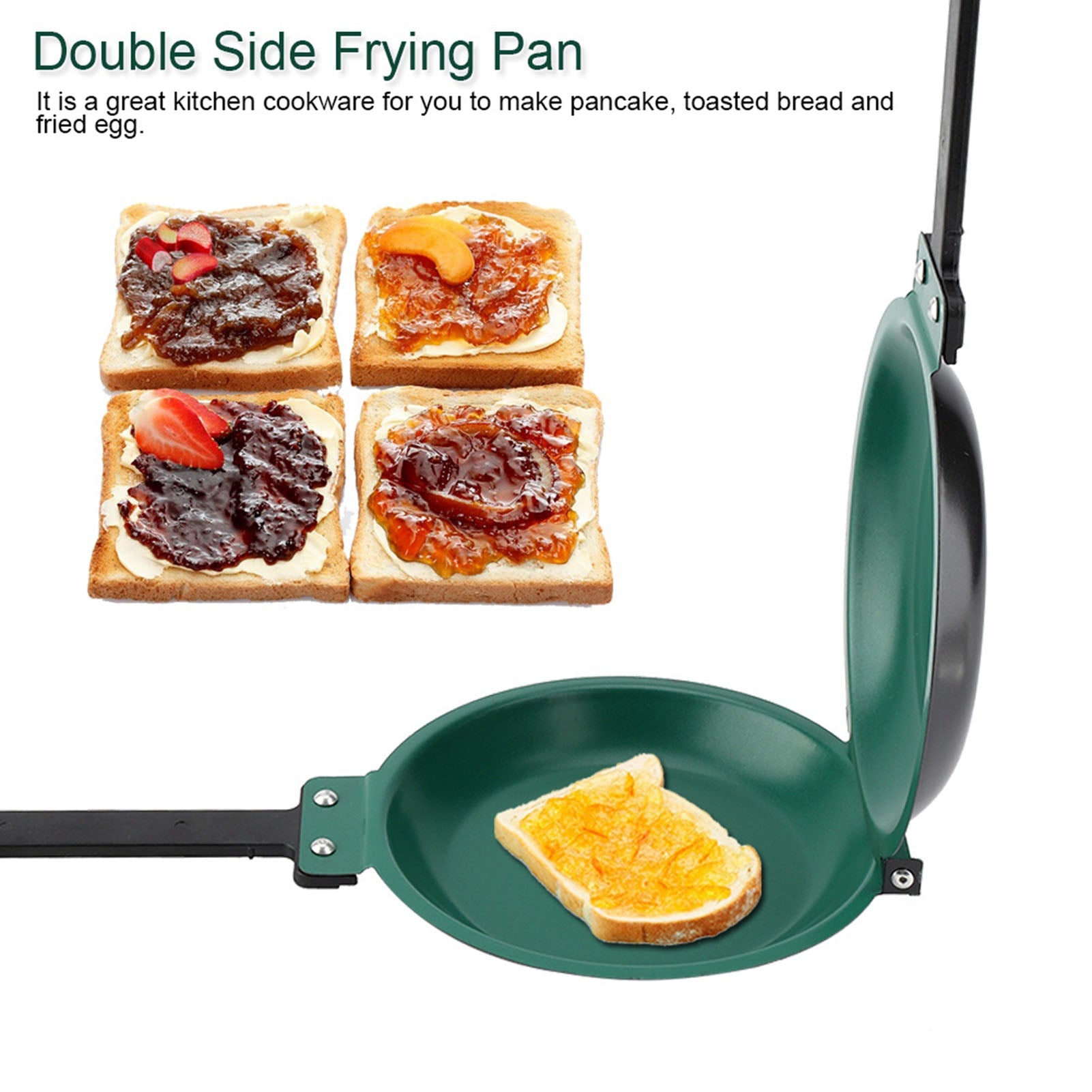 Double Sided Titanium Nonstick Flip Pan | Omelette & Pancake Maker