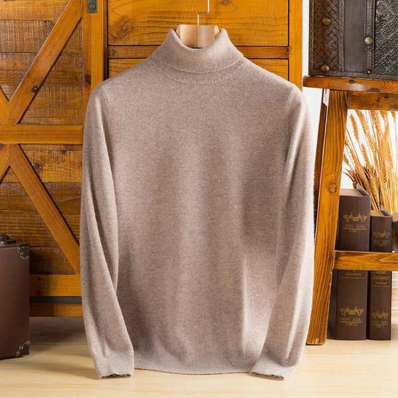 Ethan | Luxurious Winter Cashmere Turtleneck