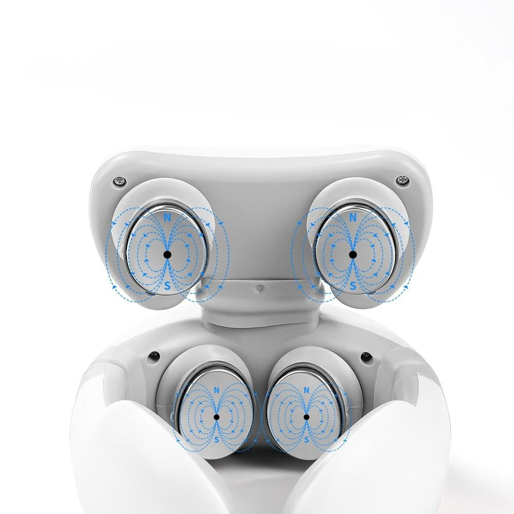 SerenityWave | Soothing 4D Wireless Neck and Shoulder Massager with Heat