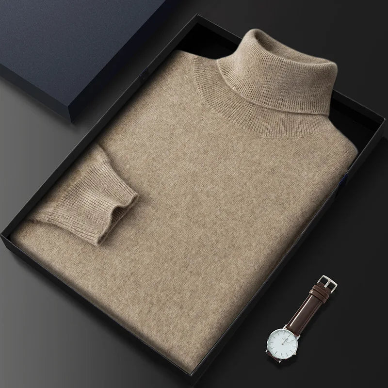 Ethan | Luxurious Winter Cashmere Turtleneck