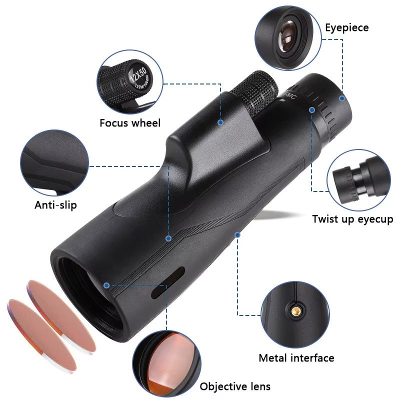 AstroLite | Portable High Definition Travel Telescope for Stargazing and Bird Watching