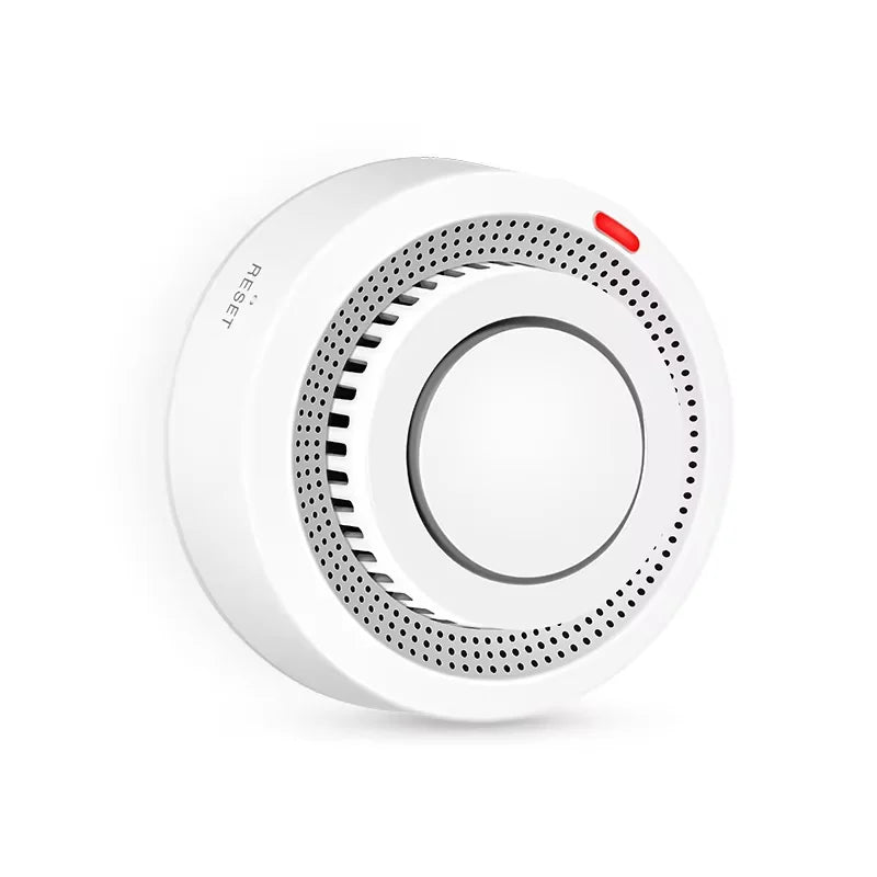Smart WiFi Smoke & Heat Detector with Loud 85dB Alarm – Compact App-Connected Fire Alarm for Home Safety