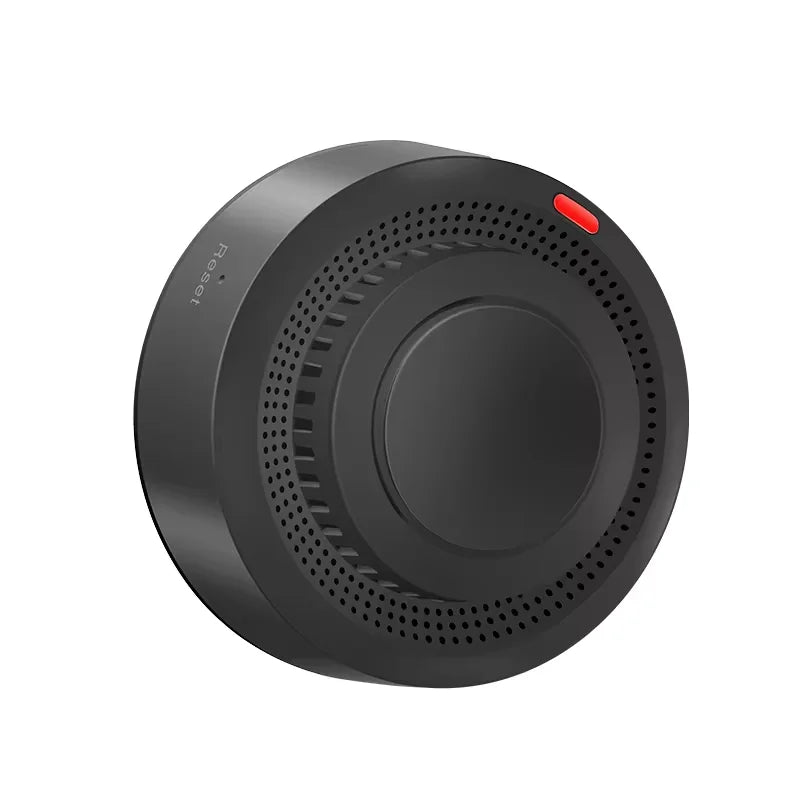 Smart WiFi Smoke & Heat Detector with Loud 85dB Alarm – Compact App-Connected Fire Alarm for Home Safety