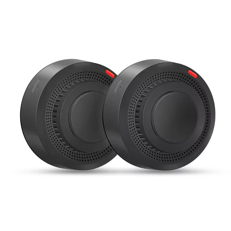 Smart WiFi Smoke & Heat Detector with Loud 85dB Alarm – Compact App-Connected Fire Alarm for Home Safety