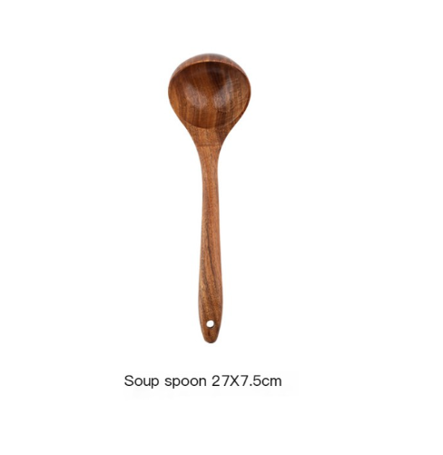 Wooden Kitchen Utensil Set | Natural Cooking Spoons & Spatulas