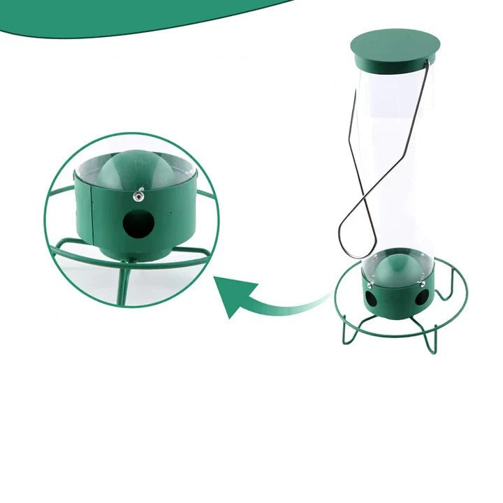 AvianGuard | Heavy-Duty Predator-Proof Bird Feeder with Metal Cage Design