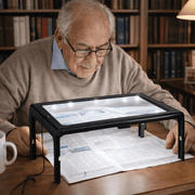 Smart Foldable 3X Magnifying Glass – LED Light Designed for Clear and Comfortable Reading Support