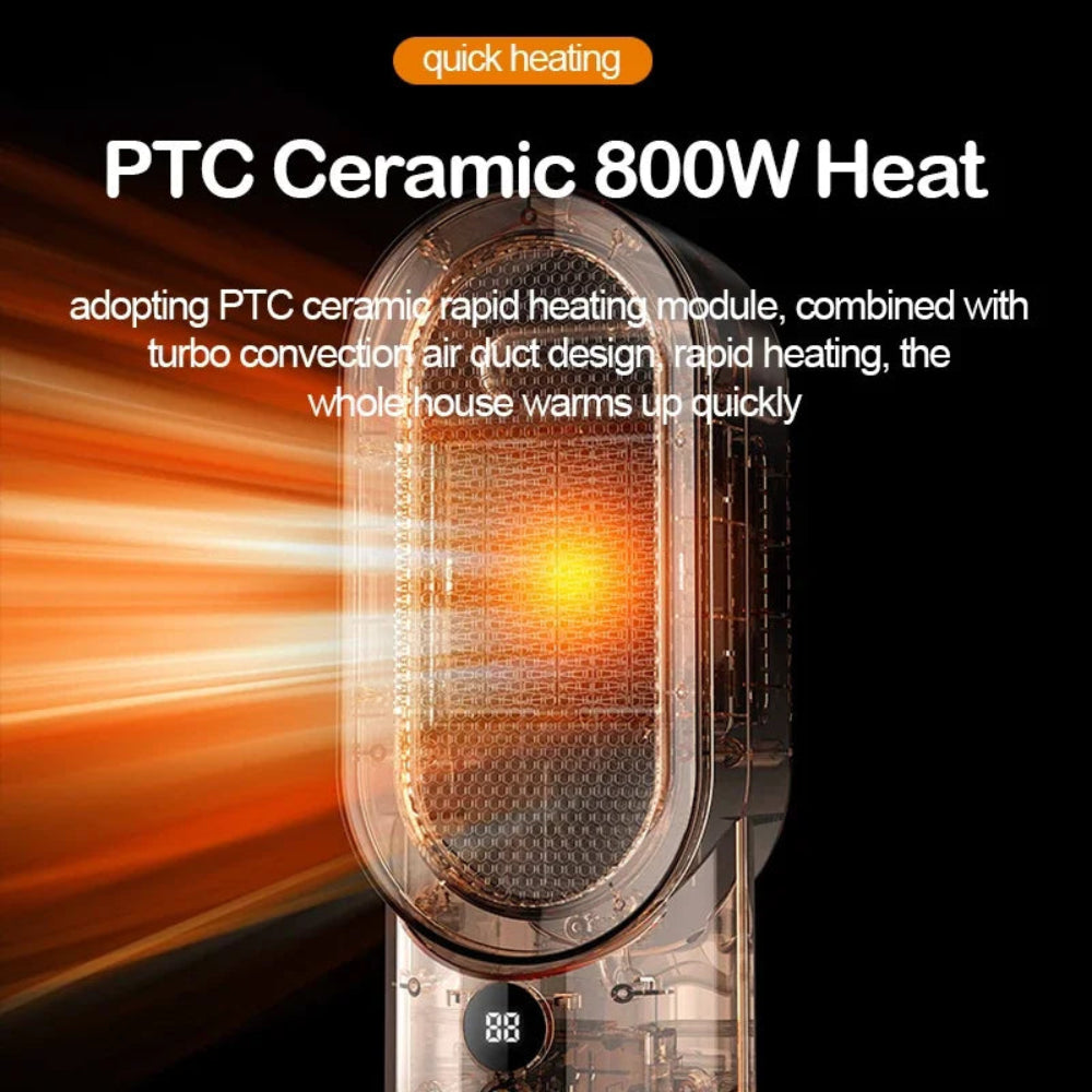 Quiet Ceramic Space Heater for Indoor Use