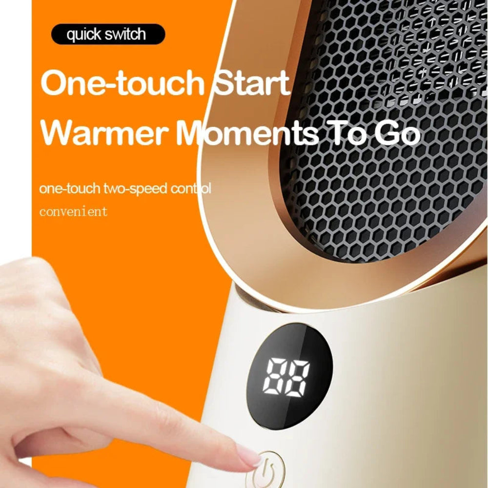 Quiet Ceramic Space Heater for Indoor Use