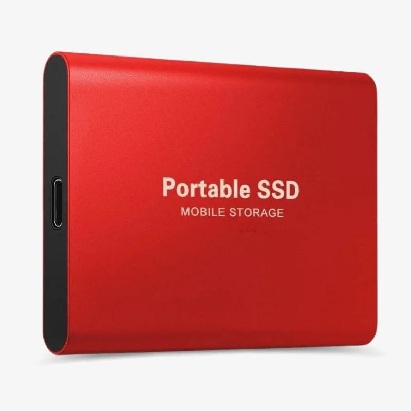 Portable External SSD Drive | Aluminum High-Speed Solid State Storage