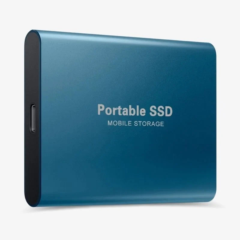 Portable External SSD Drive | Aluminum High-Speed Solid State Storage