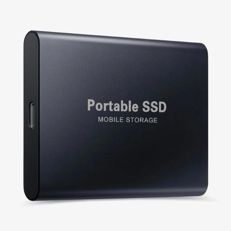 Portable External SSD Drive | Aluminum High-Speed Solid State Storage