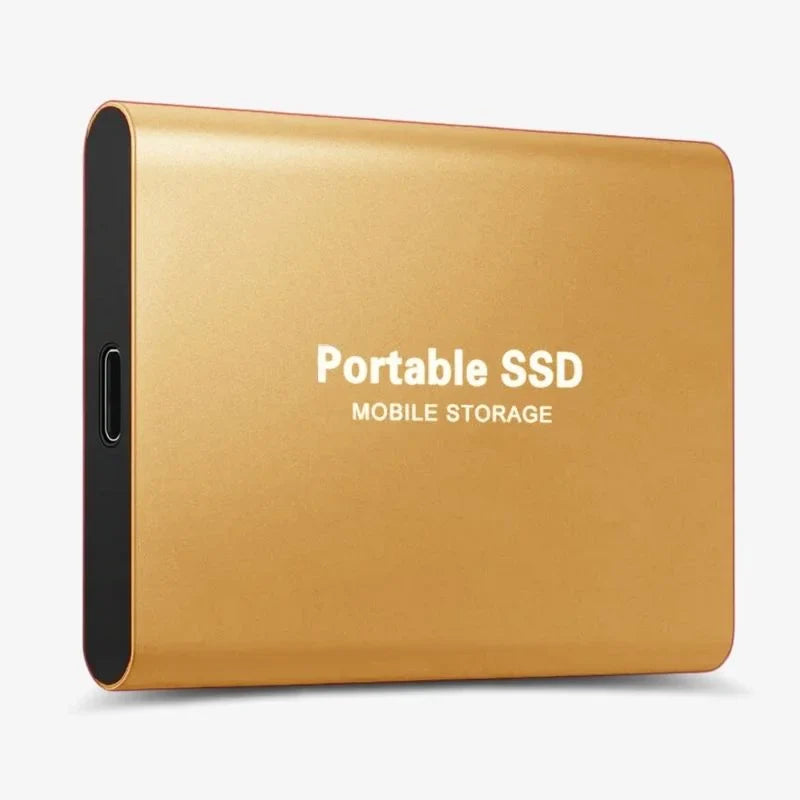 Portable External SSD Drive | Aluminum High-Speed Solid State Storage