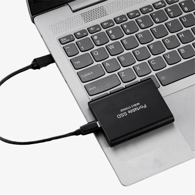 Portable External SSD Drive | Aluminum High-Speed Solid State Storage