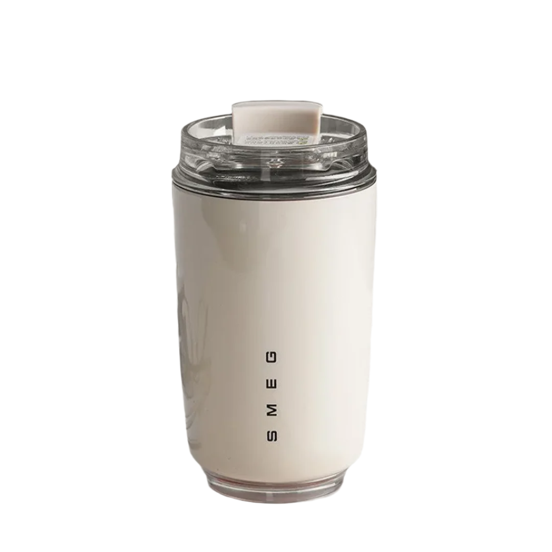 Elegant Stainless Steel Thermal Travel Mug – 500ml Insulated Reusable Cup for Hot & Cold Drinks