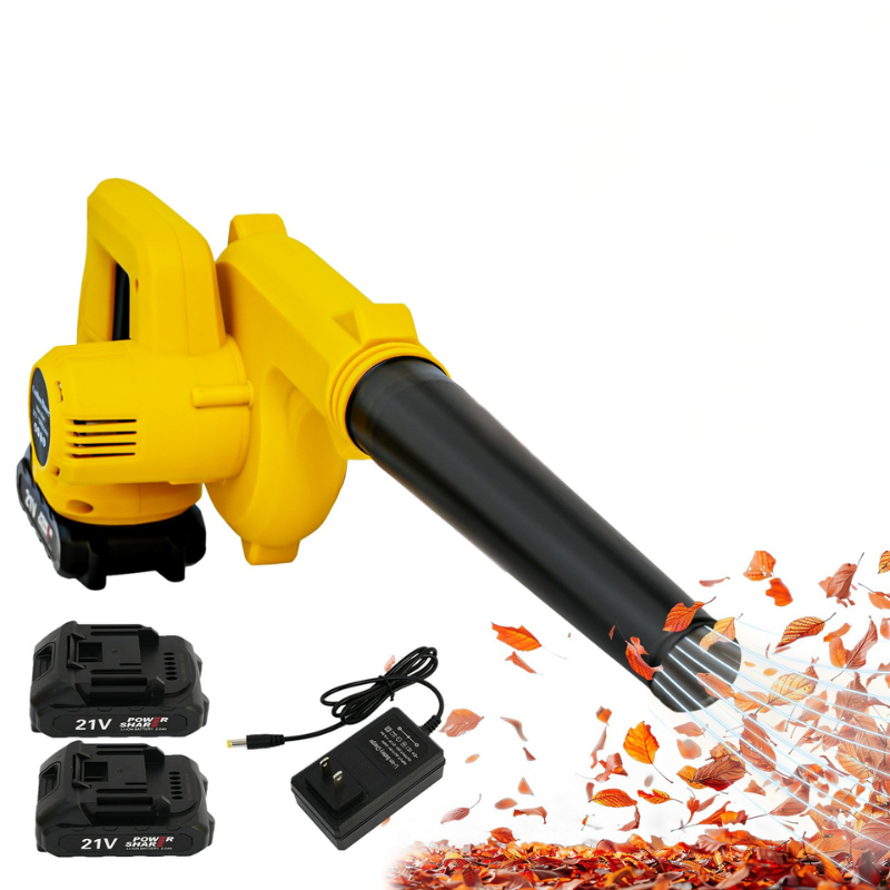 Cordless 21V Leaf Blower - Lightweight & Powerful with 2.0Ah Battery